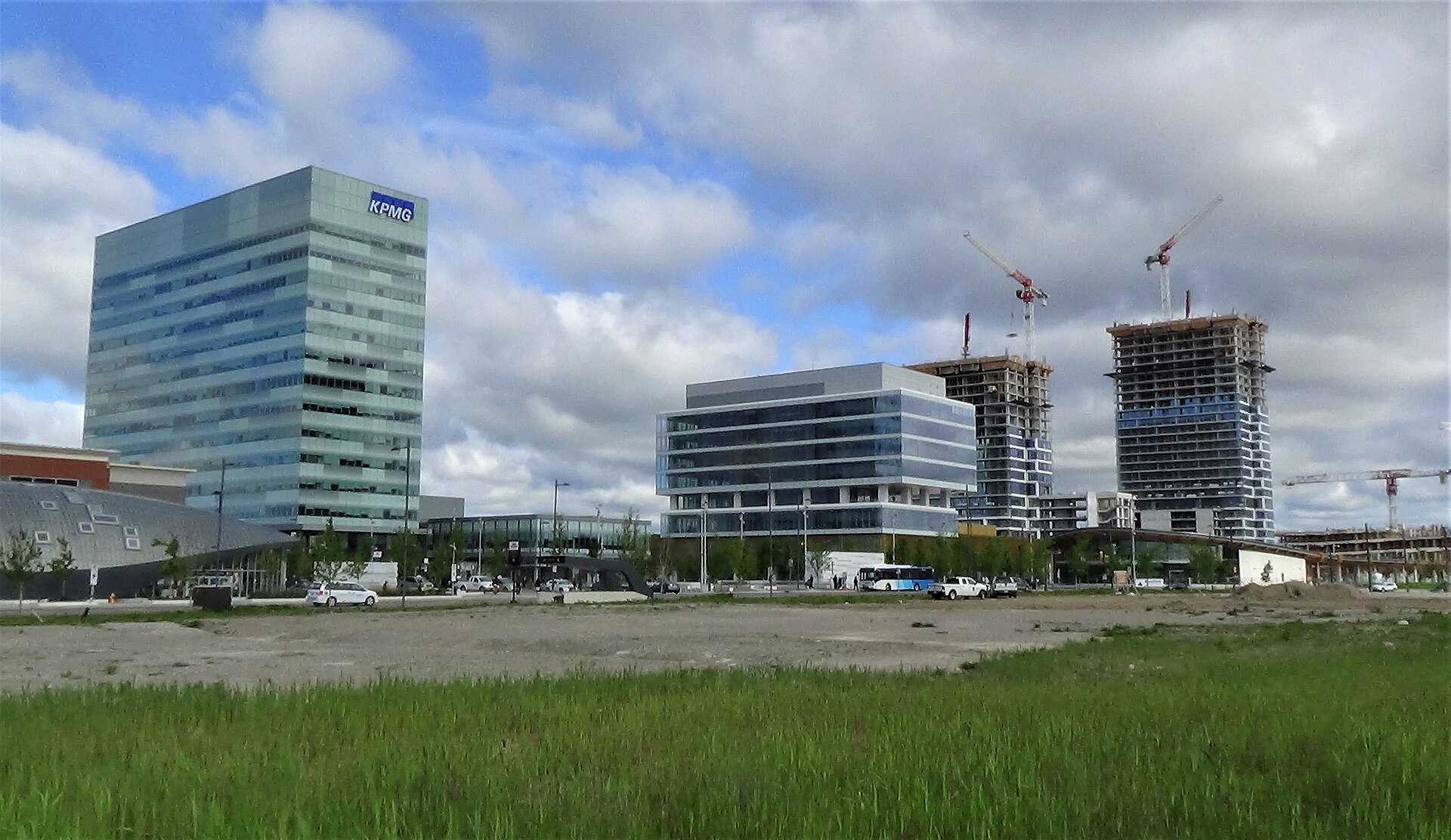 Vaughan Metropolitan Centre skyline with modern towers